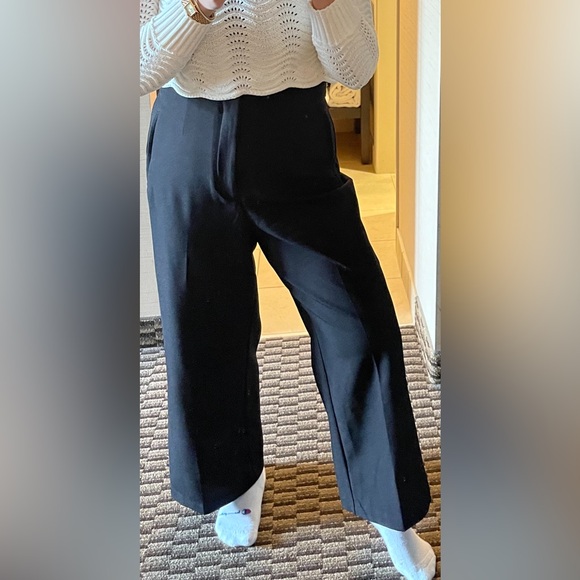 ZARA STRAIGHT FIT CULOTTES XL - Picture 2 of 9